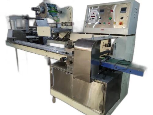 Horizontal Pillow Wrapping Machine, Voltage : 220V