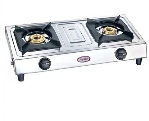 Stainless Steel Prestige Star Gas Stove, Color : Metallic Silver