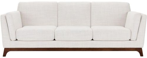 Plywood 3 Seater Fabric Sofa