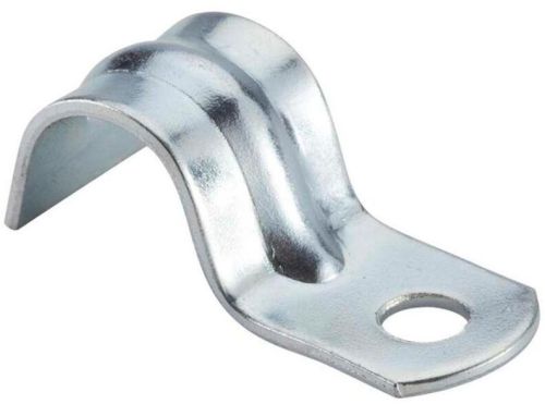 Silver Polished Aluminium EMT One Hole Strap, Design : Standard