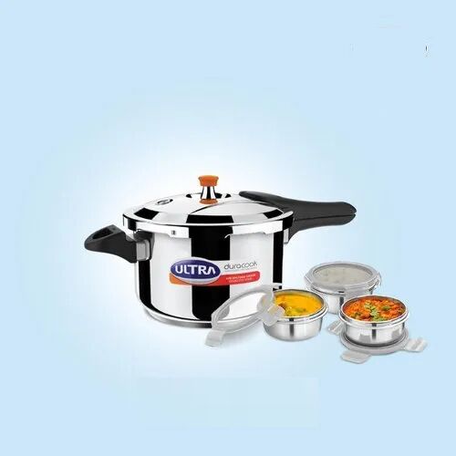 Silver Aluminium Pressure Cooker