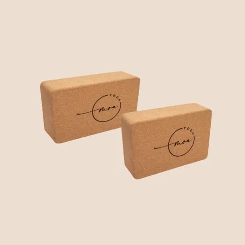 Cork Yoga Block, Color : Brown