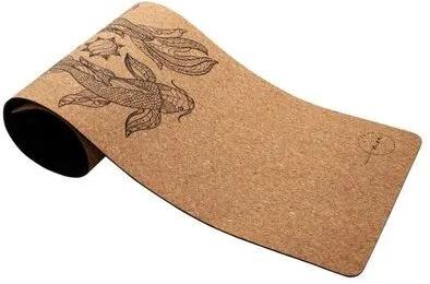 Cork Yoga Mat, Color : Brown