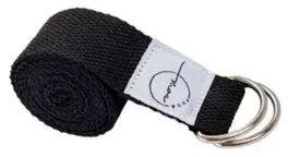 Cotton Yoga Strap, Color : Black