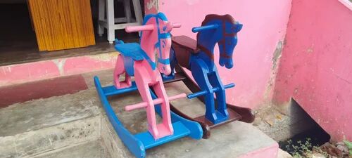 Wooden Dancing Horse, Color : Multi Color