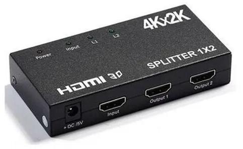 HDMI Splitter Box, Color : Black