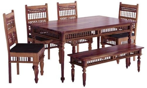 6 Seater Dining Table Set With Bench