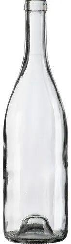 Round Glass Bottle, For Carry Water Or Milk, Color : Transparent