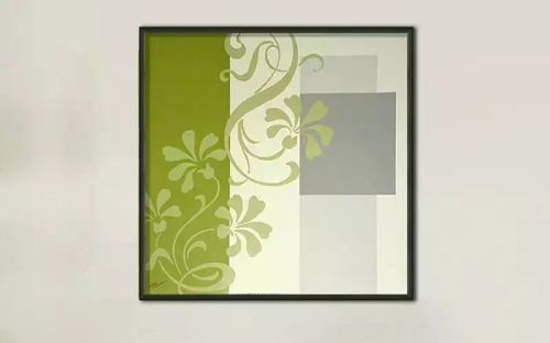 Floral Metal Framed Wall Art, Color : Multicolour