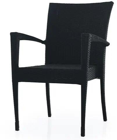 Royaloak Metal With Rattan Fiber Outdoor Chair