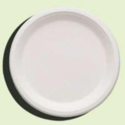 9 Inch Bagasse Round Plate, For Serving Food, Feature : 100% Recycled Material, Oven Safe, Safe Chemicals