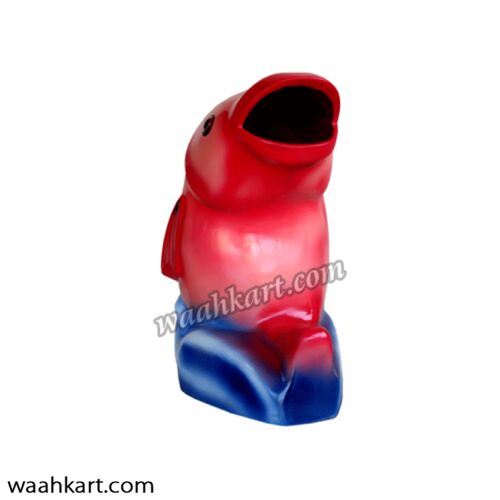 Fiber Fish Shaped Dustbin, Size : Height-680 Mm, Width-420 Mm, Depth-390 Mm.