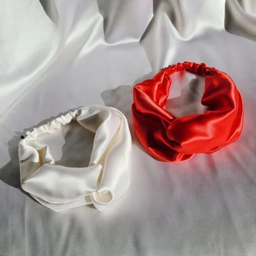 Tivra Creation Premium Silk Satin Fabric Headbands