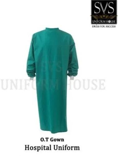 Svs Green Cotton Hospital OT Surgical Gown