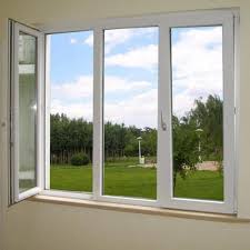 Polished UPVC Open Window, Open Style : Swing