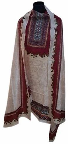 Ladies Digital Printed Silk Suits, Color : Multicolor Casual Wear