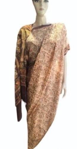 Ladies Kashmir Pure Silk Saree, Technics : Machine Made