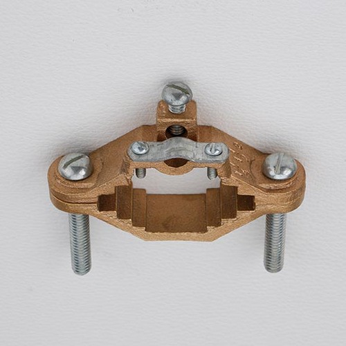 Copper Water Pipe Clamp, Packaging Type : Box