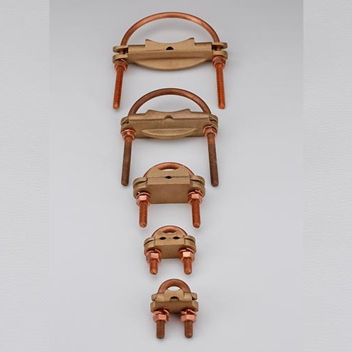 Rod To Cable Lug Clamp, Shape : U-Shaped