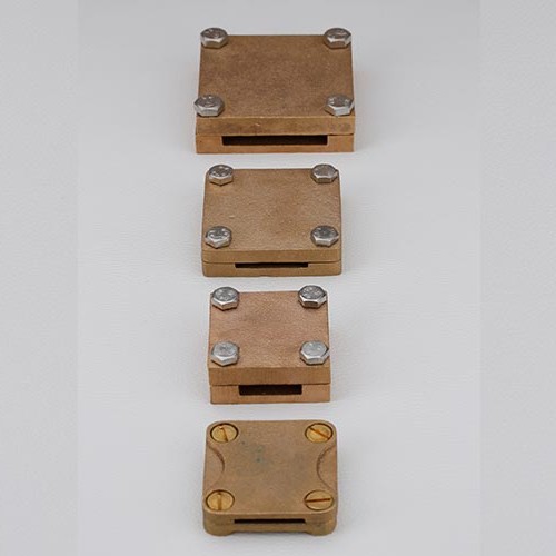 Brass Square Tape Clamp, Packaging Type : Carton Box