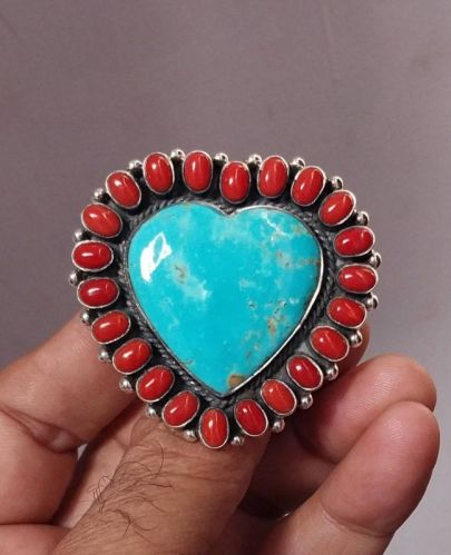 Heart Shape Cluster Ring, Gender : Female