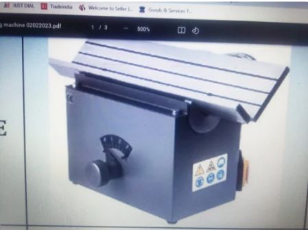 220V Manual 100-200kg Electric Chamfering Machine, For Industrial