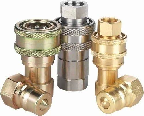Shivoham Polished Hydraulic Quick Release Couplings, Working Pressure : 300 To 4000psi