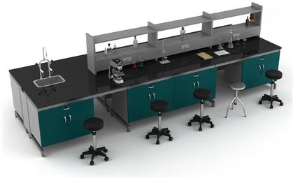 Rectangular Instrument Lab Table, For Laboratory Use, Size : Customised