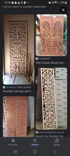 MDF Jaali, Size : 8x4