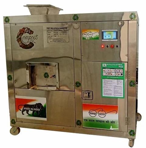 Mild Steel Food Waste Composting Machine, Capacity : 100 Kg