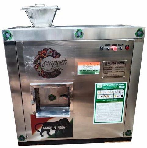 Stainless Steel Food Waste Composting Machine, Capacity : 25 Kg Per Day