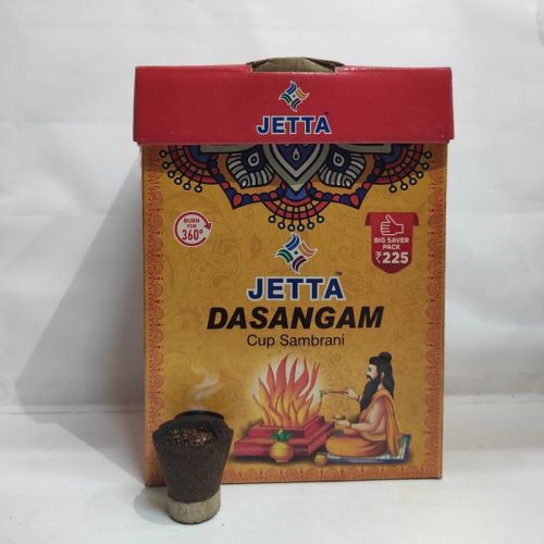 Brown Jetta Dasangam Sambrani Cup, For Religious