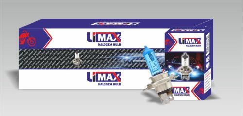 Umax Glass Motorcycle Halogen Bulb, Packaging Type : Paper Box