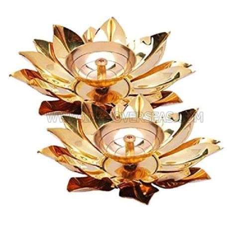 Imza Overseas Brass Incense Stick Holder, Color : Golden