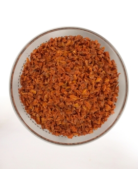 Orange Natural Dehydrated Carrot Flake, Packaging Type : PP Bags