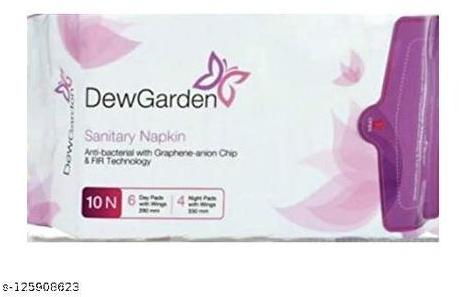 DewGarden Cotton Anion Sanitary Napkin, Size : L, XL