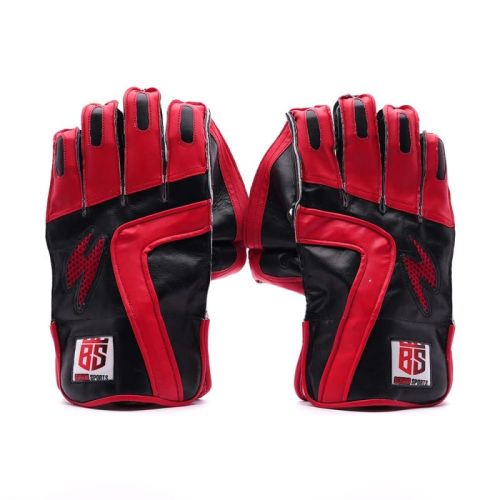 Dotted Leather BONDIISPORTS Wicket Keeping Gloves, Size : M