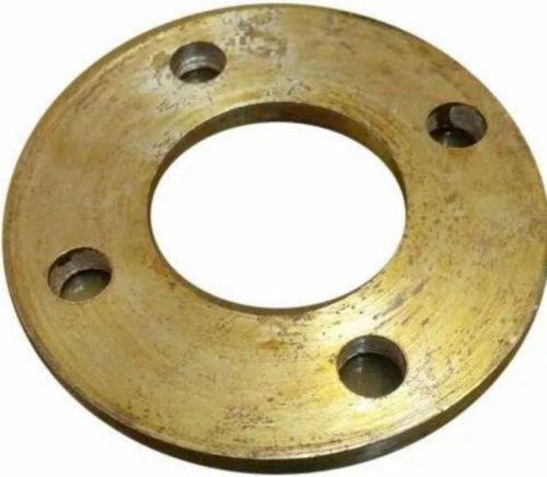 Golden Round Polished Mild Steel Hydrant Flanges, For Industrial Use, Certification : ISI Certified