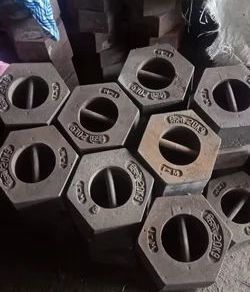 Black 20000 Gm Polished Cast Iron Test Weight, For Industrial Use