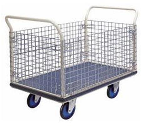 Wire Mesh Hand Trolley, For Handling Heavy Weights