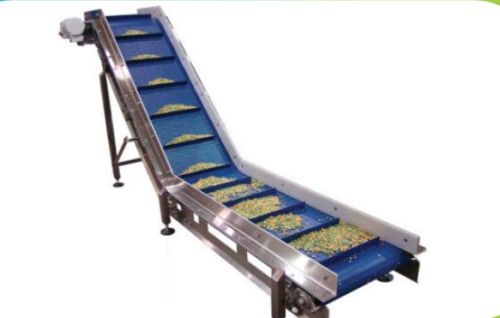 SAS Agrotech 440V Automatic Electric Mild Steel Belt Conveyor System, Load Capacity : 500 To 5000 Kg