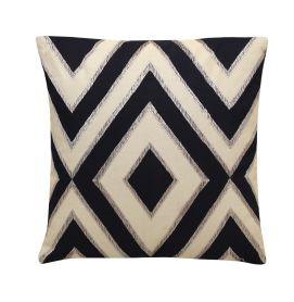 Cotton Manual Embroidered Ikat Cushion Cover 55*55 cm