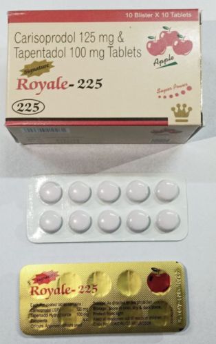 Carisoprodol Tablet 225, For Health Related Issue, Packaging Type : Boxes