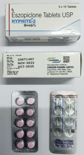 ESZOPICLONE TABLETS, For Personal, Hospital, Clinical, Grade Standard : Pharm Grade