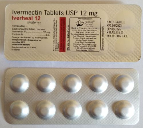 Ivermectin Tablets 12, Grade : Pharmaceutical Grade