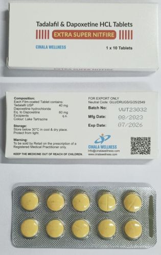 Tadalafil & Dapoxetine Tablets, For CLINIC, MEDICAL