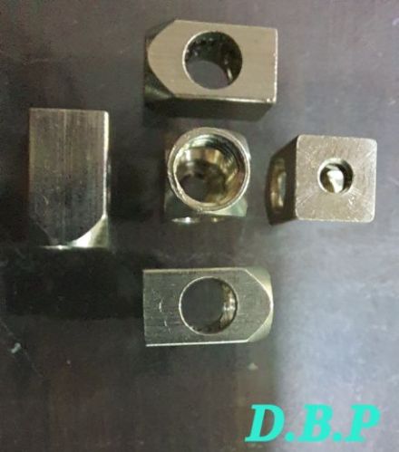 Brass 16A Double Threading Terminal Connector, Color : Golden