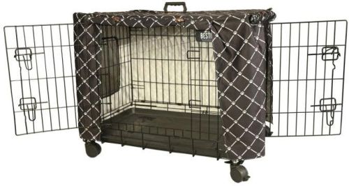 42 Inch Dog Black Crate Covers