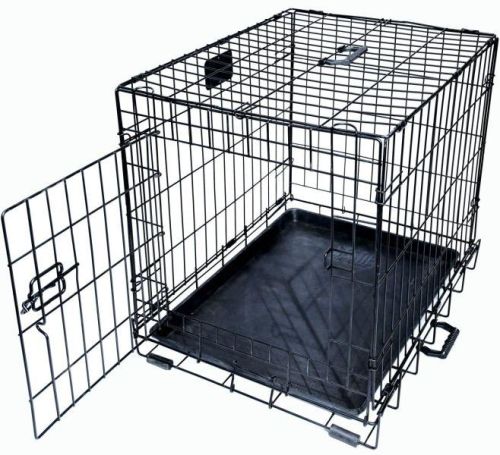 D-Crate 42 Inch Black Dog Cage