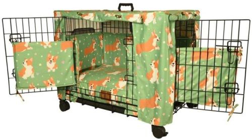 42 Inch PET Combo Green Dog Cage